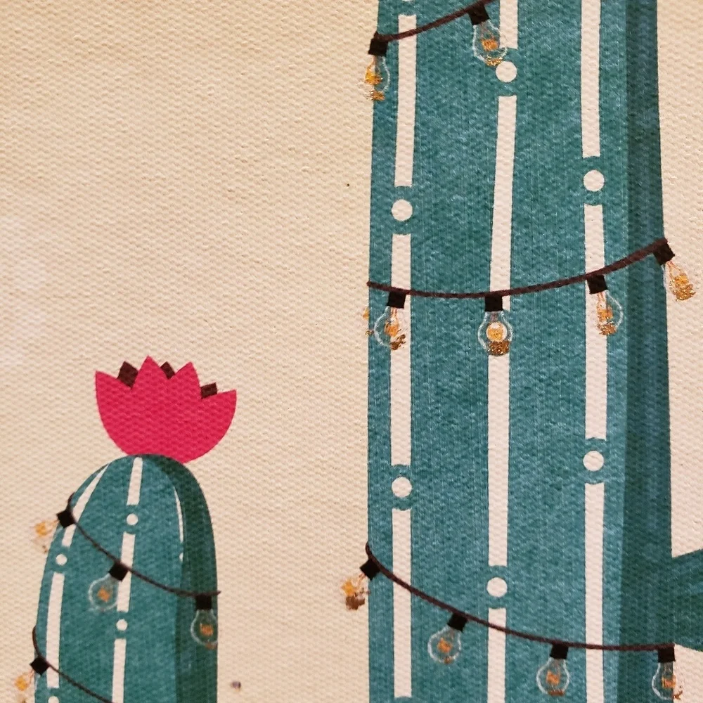 Holiday Framed Cactus Framed Boho Wall Art NWT